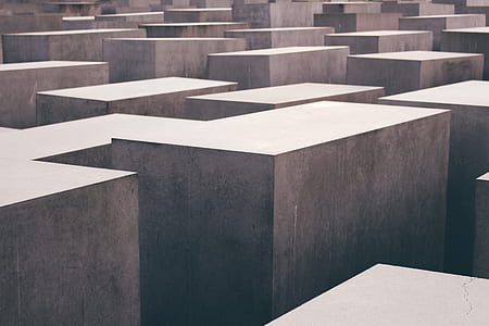 wide angle photo of black and gray concrete maze thumbnail
