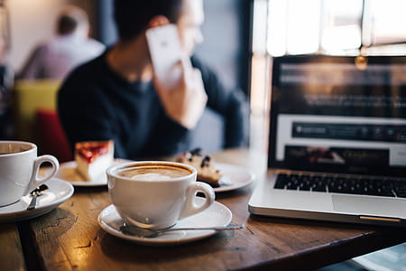 Cup of coffee in coffee shop thumbnail