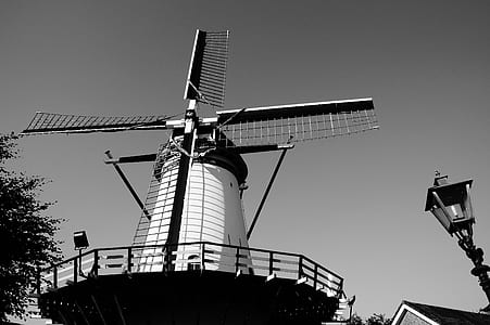 black-and-white, landscape, landmark, building thumbnail