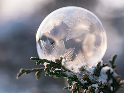 sphere, glass, ice, frozen thumbnail