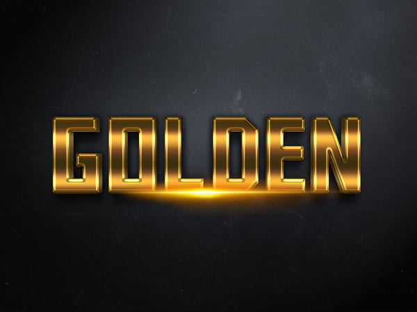 013d gold text effect 1 preview psd file