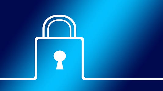 blue and white padlock digital wallpaper thumbnail