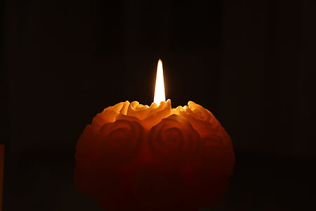 orange candle in the dark thumbnail