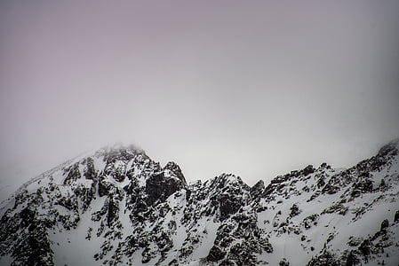 gray mountain covered snow thumbnail