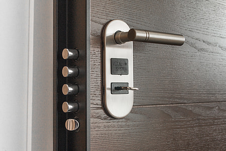 opened stainless steel door lever thumbnail