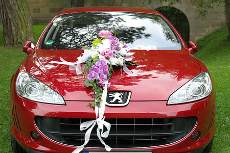 red Peugeot 406 sedan thumbnail