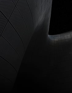 black, curves, lines, dark, architecture, design thumbnail