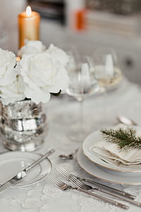 Silver Christmas decorations thumbnail