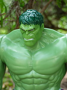 Incredible Hulk action figure close-up photo thumbnail