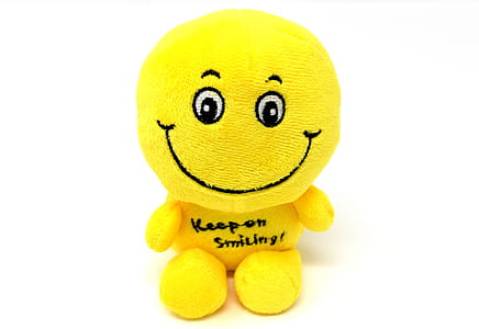 yellow smiley plush toy thumbnail