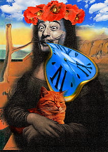 edited painting of Monalisa thumbnail