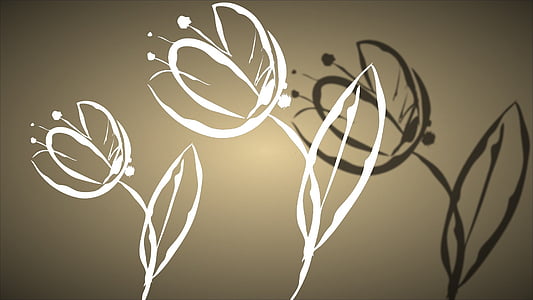 white flower painting thumbnail