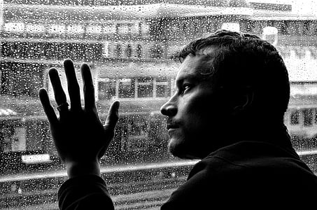 man wearing black jacket thumbnail