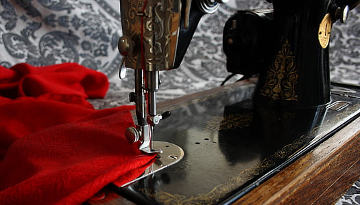black treadle sewing machine thumbnail
