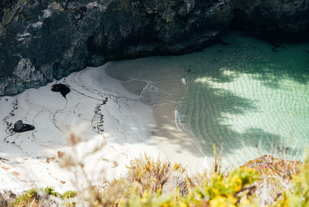 aerial photo of beach during daytime thumbnail