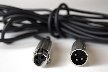 focus photography of black instrument cable thumbnail