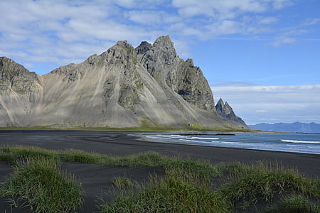 body of water beside mountain ranges thumbnail