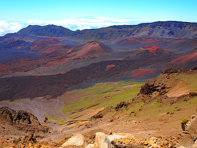 mountain under blue sky thumbnail