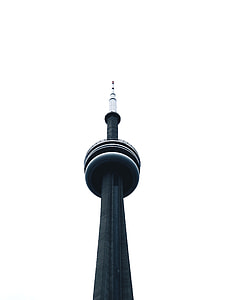 black tower under white cloudy sky thumbnail