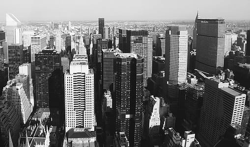 Greyscale Architectural Photography of Buildings thumbnail