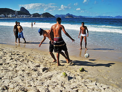 man playing beach volleyball thumbnail