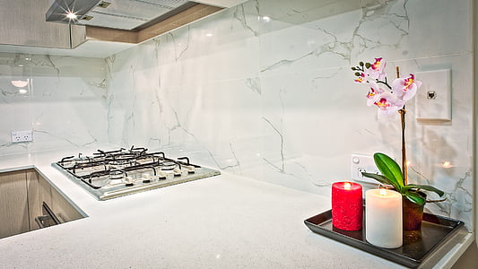 red and white pillar candles thumbnail