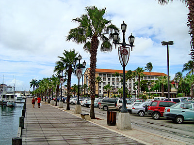 two persons walking beside sidewalk thumbnail