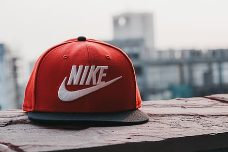 Red and Black Nike Fitted Cap thumbnail