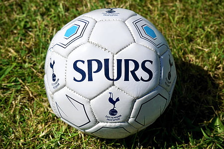 white Spurs soccer ball thumbnail