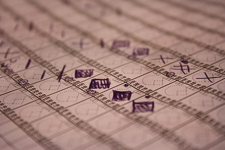 purple writings on paper thumbnail