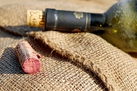 brown cork on brown textile thumbnail