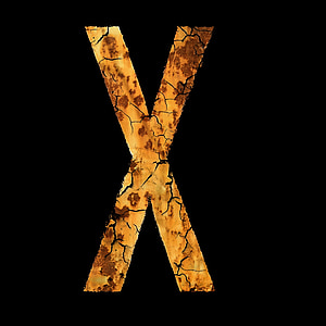 brown cracked X logo thumbnail