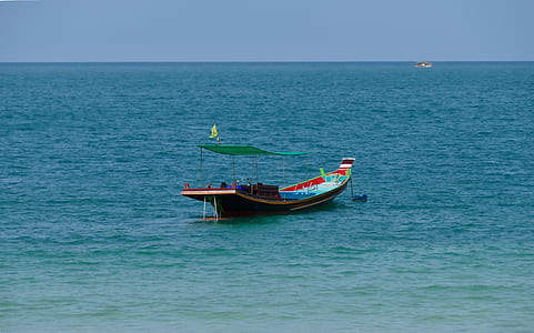 boat on body of water during daytime thumbnail