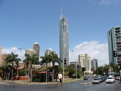 Gold Coast Highway and Skyscrapers in Queensland, Australia thumbnail