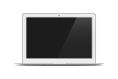white tablet computer illustration thumbnail