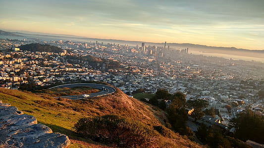 aerial view of city during day thumbnail
