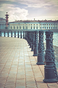 city, water, clouds, street thumbnail