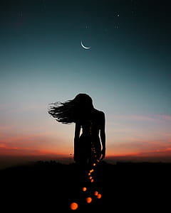 light, dawn, sky, person thumbnail