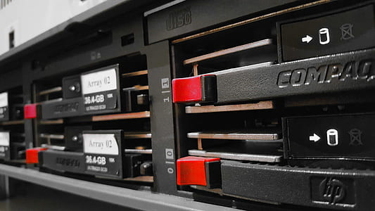 black Compaq server pc thumbnail