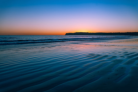 Sunset over the beach at Coronado, San Diego, California thumbnail