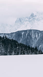 mountain covered by snow thumbnail