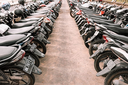 parked motorcycles thumbnail