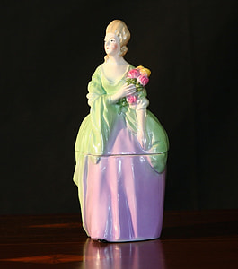 Ladies Powder Jar, Vanity Display thumbnail