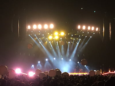 stage with lights and balloons thumbnail