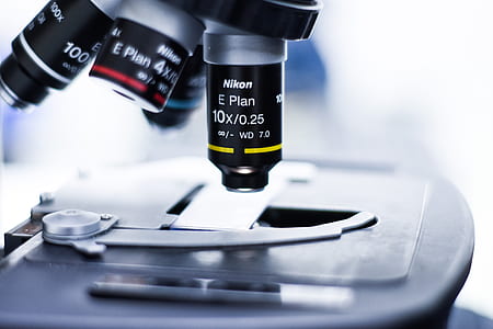 black and gray Nikon microscope thumbnail