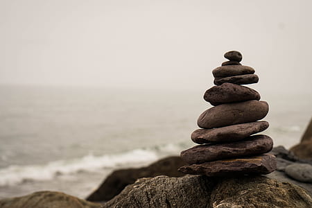 selective focus photograph of balance stone thumbnail