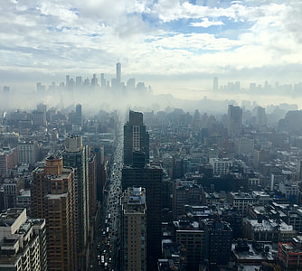aerial photo of cityscape thumbnail