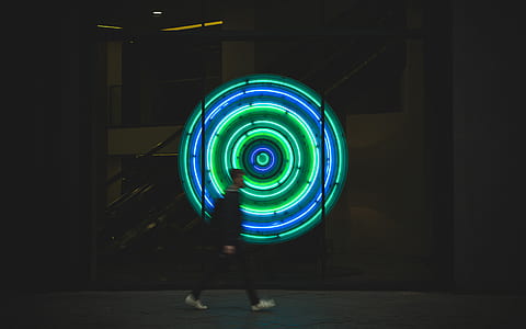 lights, neon, man, male thumbnail