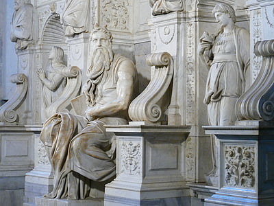 man sitting on chair statue thumbnail
