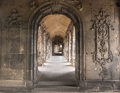 inside view of grey concrete building thumbnail